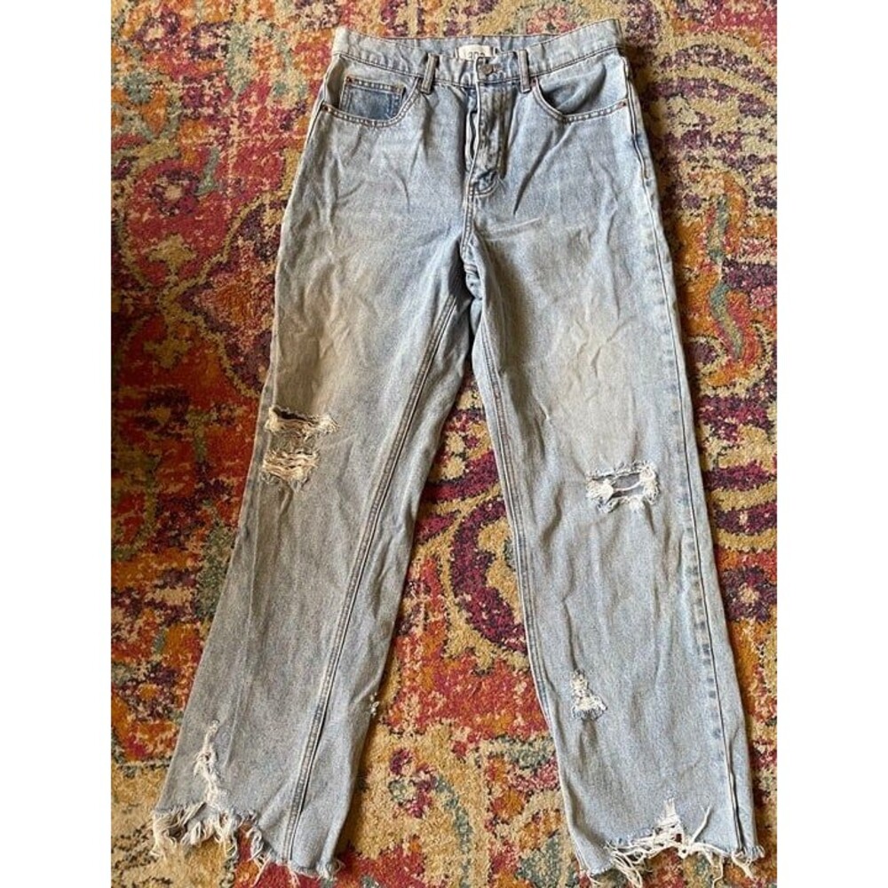 BDG Urban Outfitters Distressed Cowboy Jean Light Wash Size 30